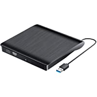 Lector CD DVD Externo-Portátil CD-ROM Reproductor de Unidad óptica de DVD-ROM-Lector Unidad de DVD Externa para…